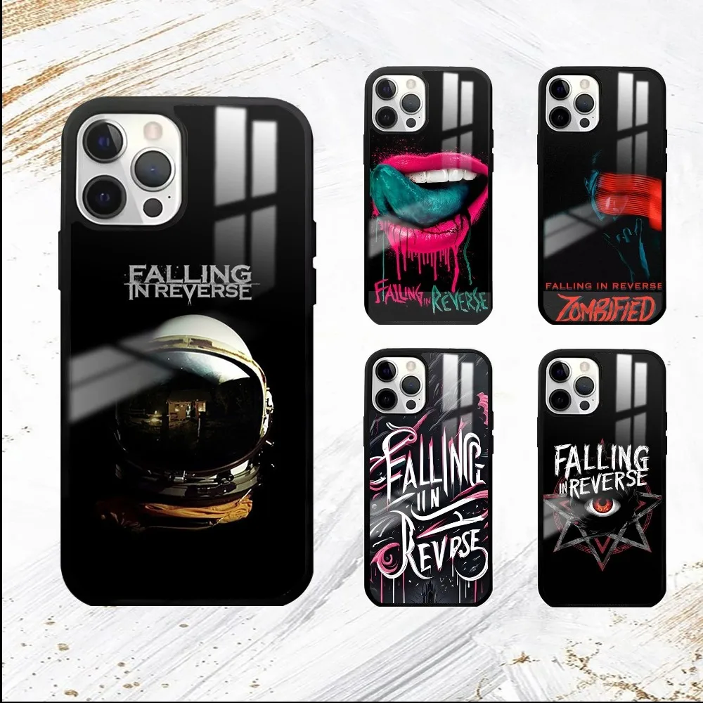 F-FallingS In Reverse FIR Phone Case For iPhone 16 15 14 13 12 11 Pro Max Plus Mini PC Fashion High Quality mirror phone case