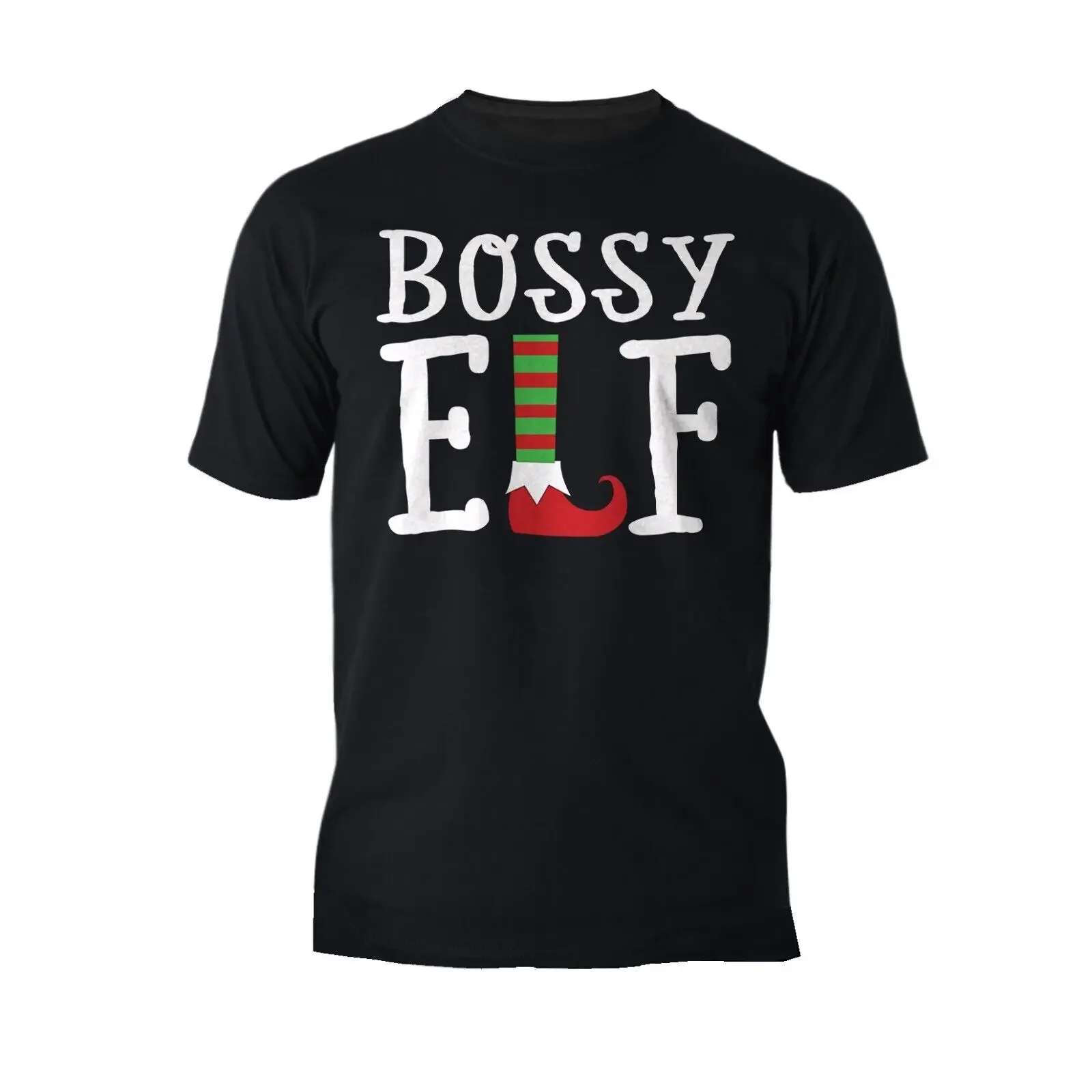 Christmas Elf Squad Bossy Meme Funny Cute Matching Family Official Men's T Shirt