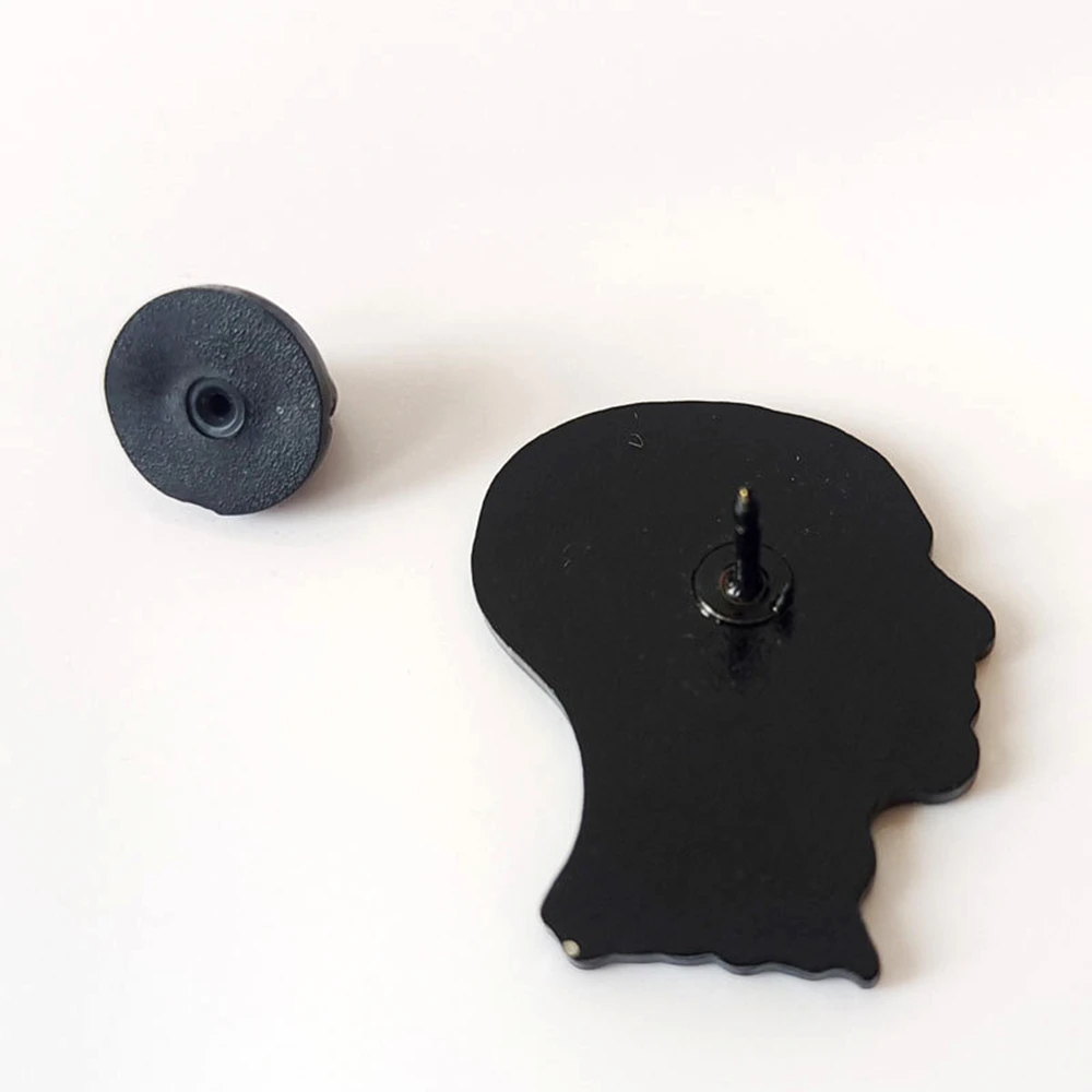 Hanreshe التشريح الطبي الجمجمة المينا دبوس الأشعة الأشعة السينية الدماغ شارة بدبوس للطبيب والممرضات عالم الأحياء مجوهرات هدايا #4