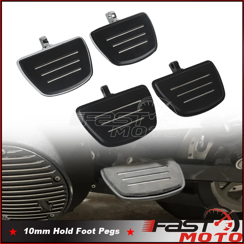 

Footpeg Motorcycle Foot Pegs Male Mount Footrest Pedal For Harley Touring Road King Dyna Softail Fatboy Sportster Custom FXDB