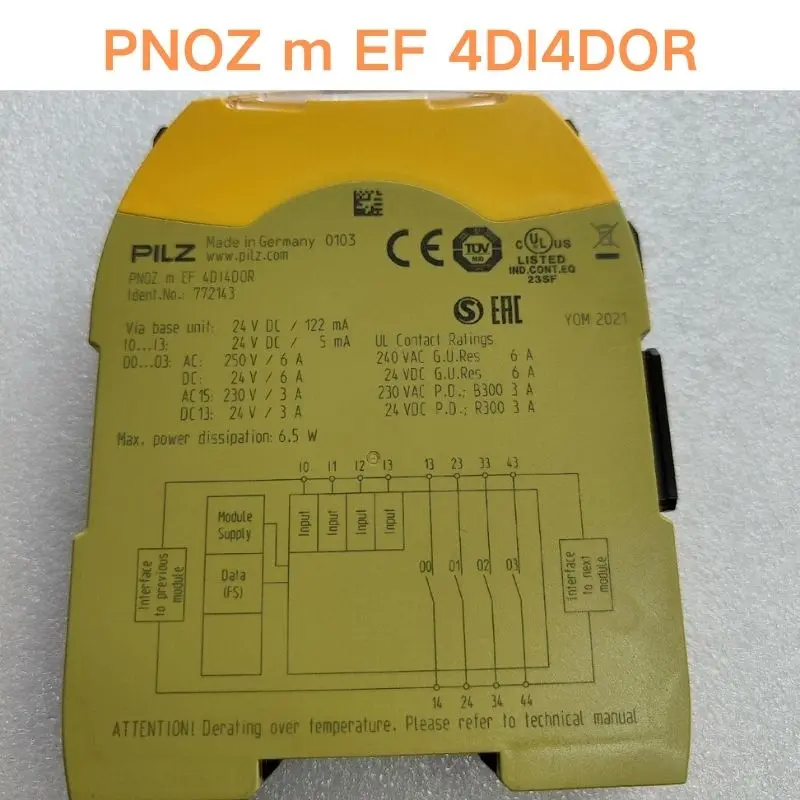 

Б/у тестирование OK PNOZ m EF 4DI4DOR модульный