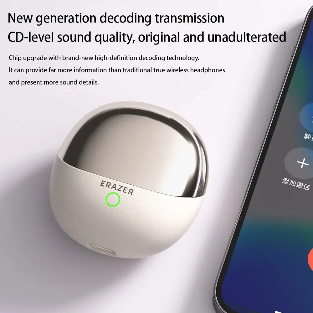 سماعات لينوفو ستيريو لاسلكية تعمل بالبلوتوث 5.3 داخل الأذن رياضية للحد من الضوضاء موسيقى جهير ثقيلة مع سماعات مساعد صوتي E30 #5