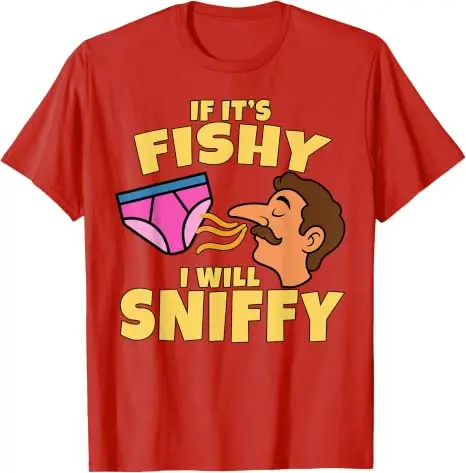 Wenn es von Fisch gerucht hat, werde ich schnüffeln – Lustiges, peinliches T-Shirt, Y2K, schmutziger Witz, Gag-Geschenk, Unhinged-Shirt, Humor, Junggesellinnenabschied, Party-T-Shirt, Oberteile – Detail 10