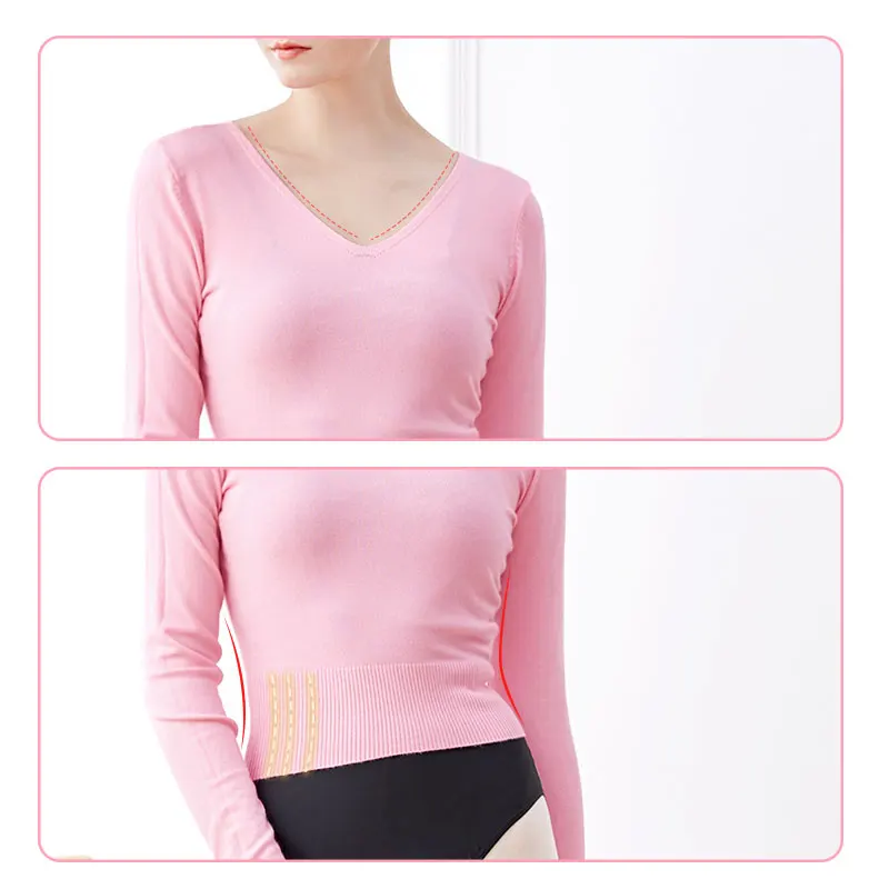 Ballet Top Ballet Jacket Ballet Jersey Woman Knitwear Ballet Coat Warm Thermal Sweater Coat Knitted Dance Jacket