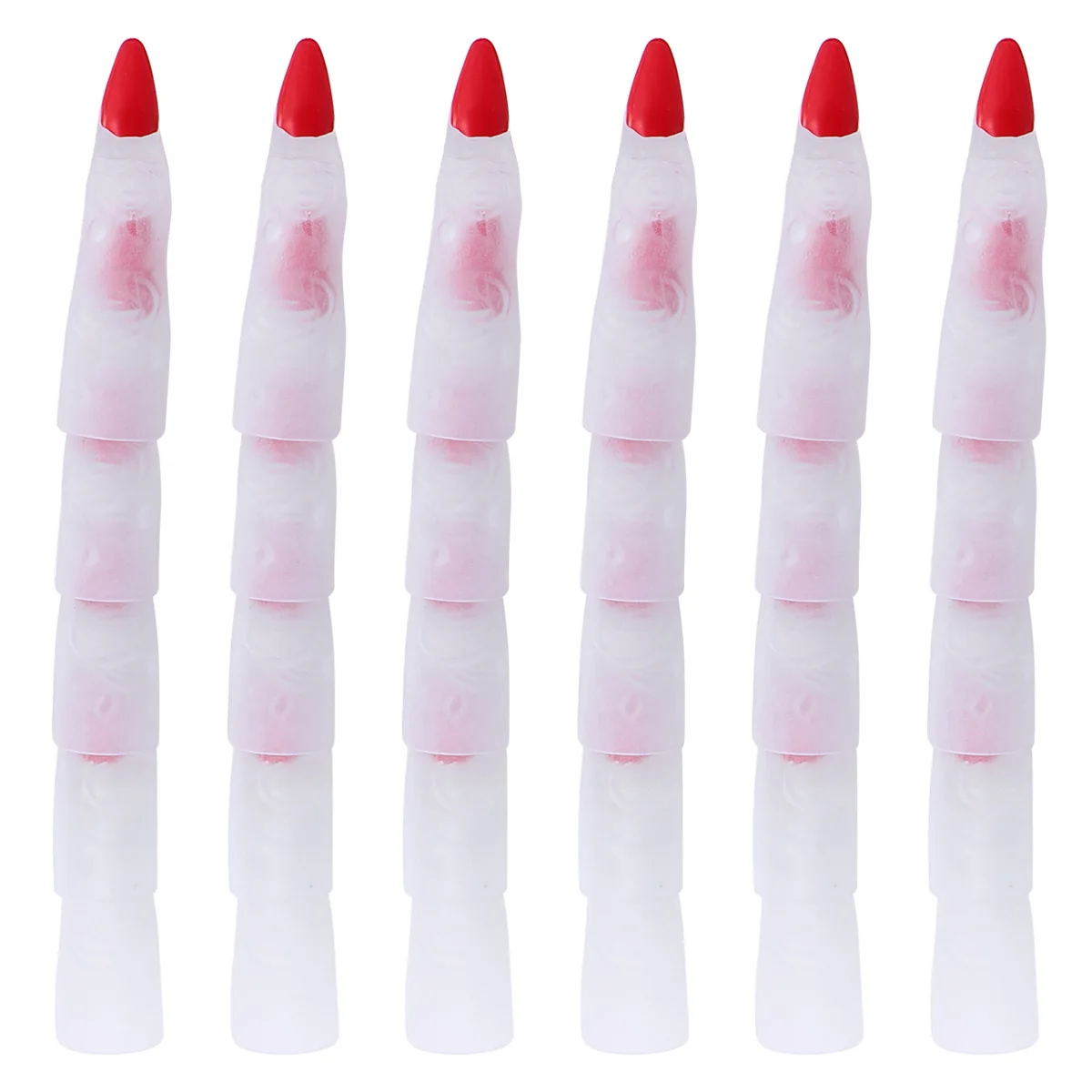 

30 шт. накладные ногти на Хэллоуин, чехлы на пальцы, ролевые игры, ведьма, выпускной, светящийся реквизит, маскарад, пластиковые пальцы, сделай сам