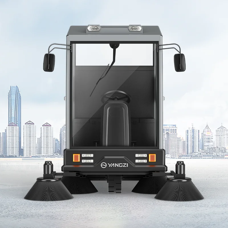 YZ-S12 Road Cleaning Machine Ride On Electric Industrial Floor Sweeper