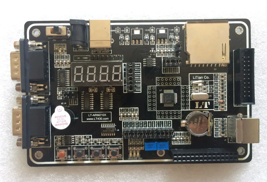 7 NEW board LPC2103 learning board to send supporting video LCD12864 easy2103