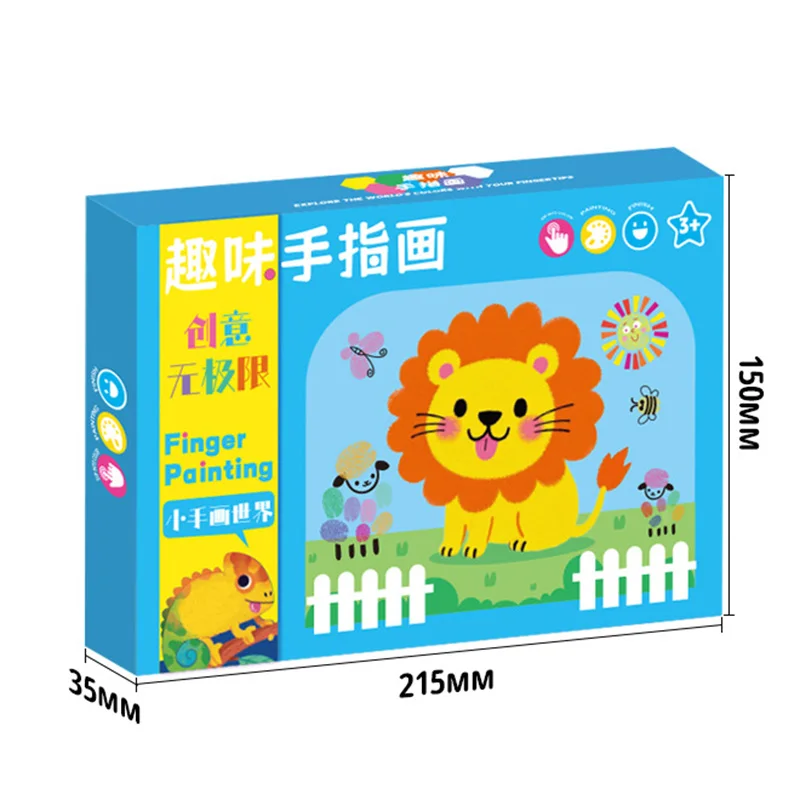 Kinder Finger Druck Tinte Spiel Kindergarten DIY Graffiti Spielzeug Kinder Kreative Zeichnung Frühen Bildung Pädagogisches Spielzeug Für Mädchen