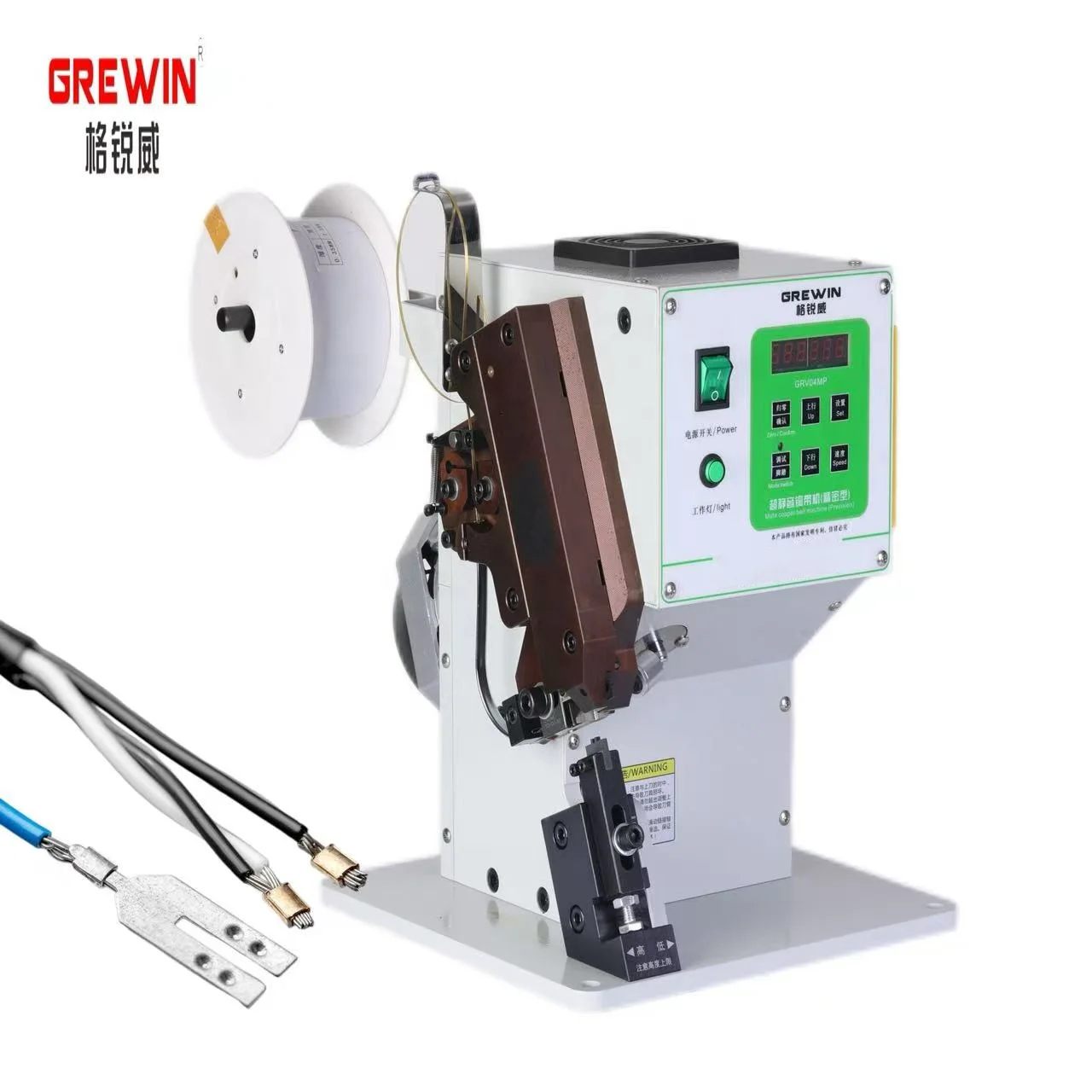 

Flat Splice Belt Joint Machine Wire Combining Machine for Copper Belt Splicing and Crimping GVY-04M Cable Processing Equipments