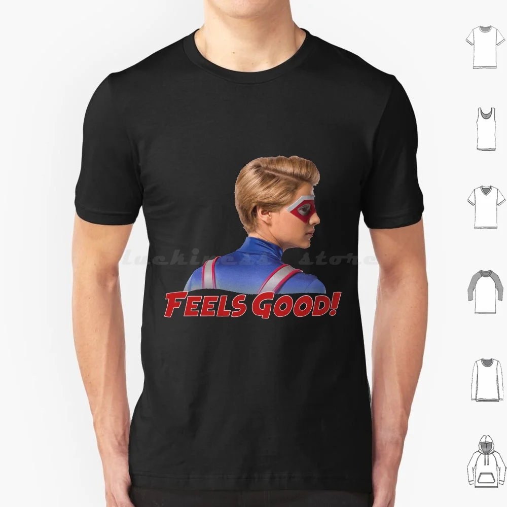 

Feels Good! T Shirt 6xl Cotton Cool Tee Henry Danger Captain Man Jace Norman Tv Show Henry Danger Casting Danger For Children
