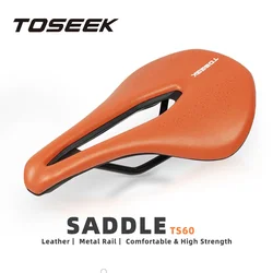 TOSEEK Bicycle Seat Cushion Breathable MTB Road Bike Saddle Comfortable Suspension Cycling Seats Bike Components