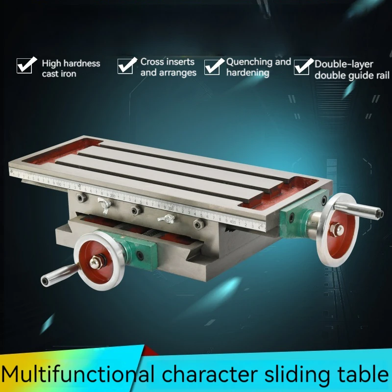 

Precision Cross Table Milling Machine Pallet Sliding Table Multi-functional 350/450/550 Drilling Milling Machine Platform