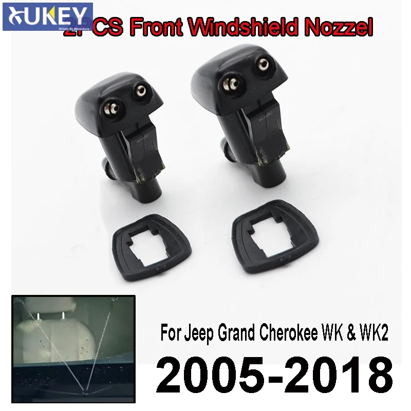 Nozzle Spray Front Window Windscreen Windshield Washer Jet Wiper For Jeep Grand Cherokee 2005 2006 2007 2008 2009 2010