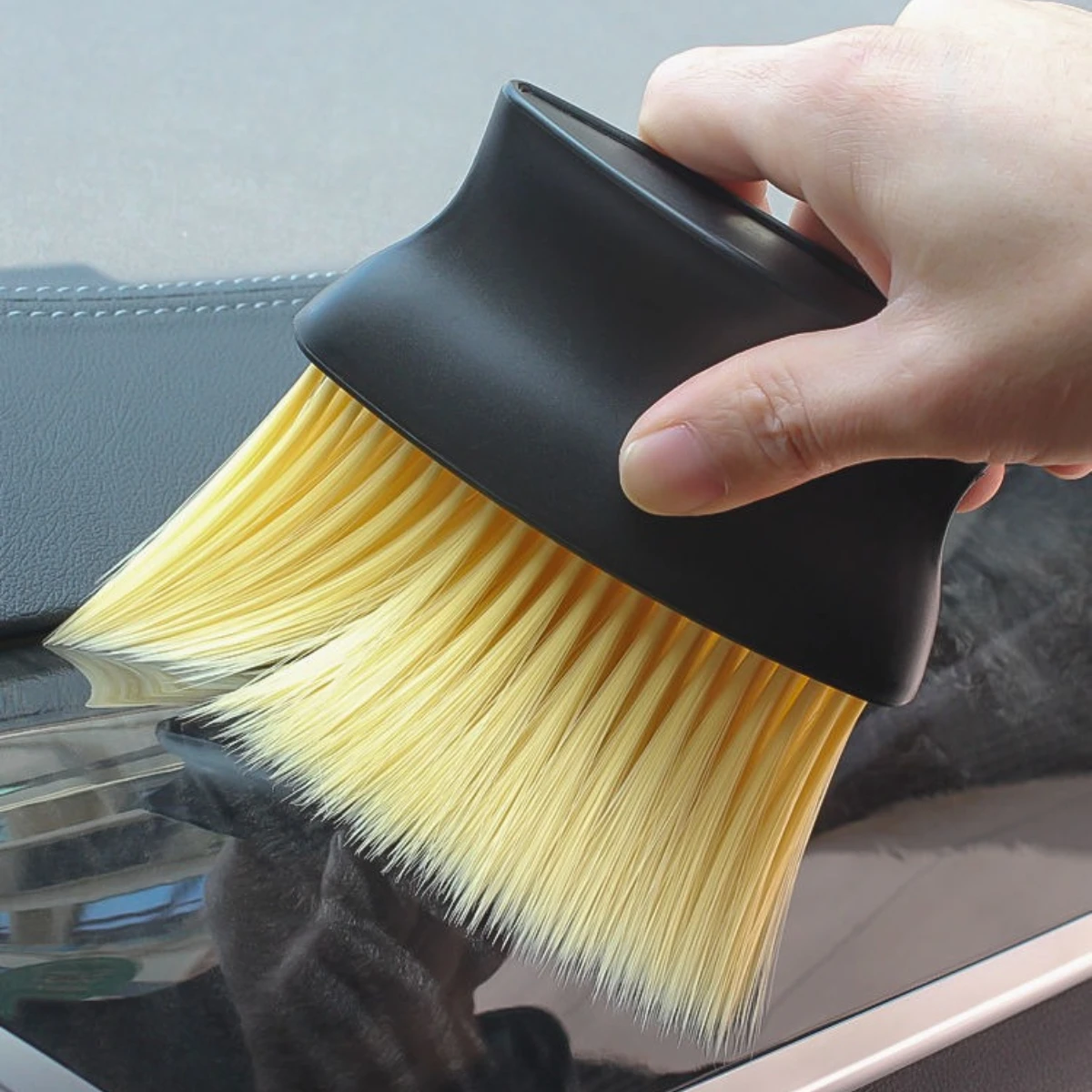 Car Wash Dust Artifact Dust Removal Brush Air Conditioner Outlet Cleaning Tool Soft Brush Uses For Car Supplies