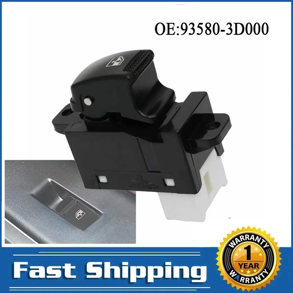 Front Right Passenger Side Window Switch Glass Lifter Button For Hyundai Kia Sonata Spectra Rio Optima 2001 - 2006 93580-3D000