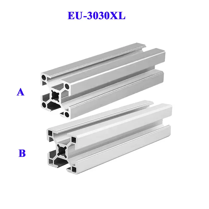 

1PC Silver 3030XL Aluminium Profile Extrusion Length 100mm-1000mm EU Standard Anodized Linear Rail for CNC 3D Printer Framework