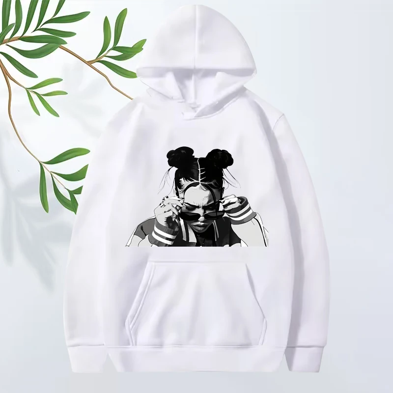 Nina Chuba fashion classic graphic hoodie 2025 men women funny vintage Long sleeve Sweatshirt with print oversized hoodie unisex