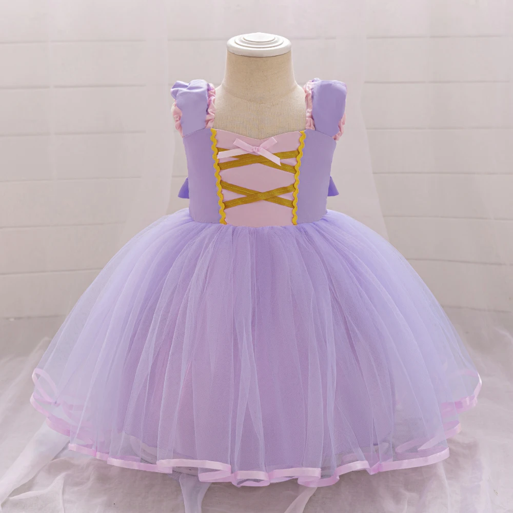 Alice Rapunzel Dornröschen Mädchen Partykleid Schneewittchen Mascha Bär Anna Dienstmädchen Kostüm Lolita Geburtstag Hochzeit Prinzessin Kleider – Detail 32