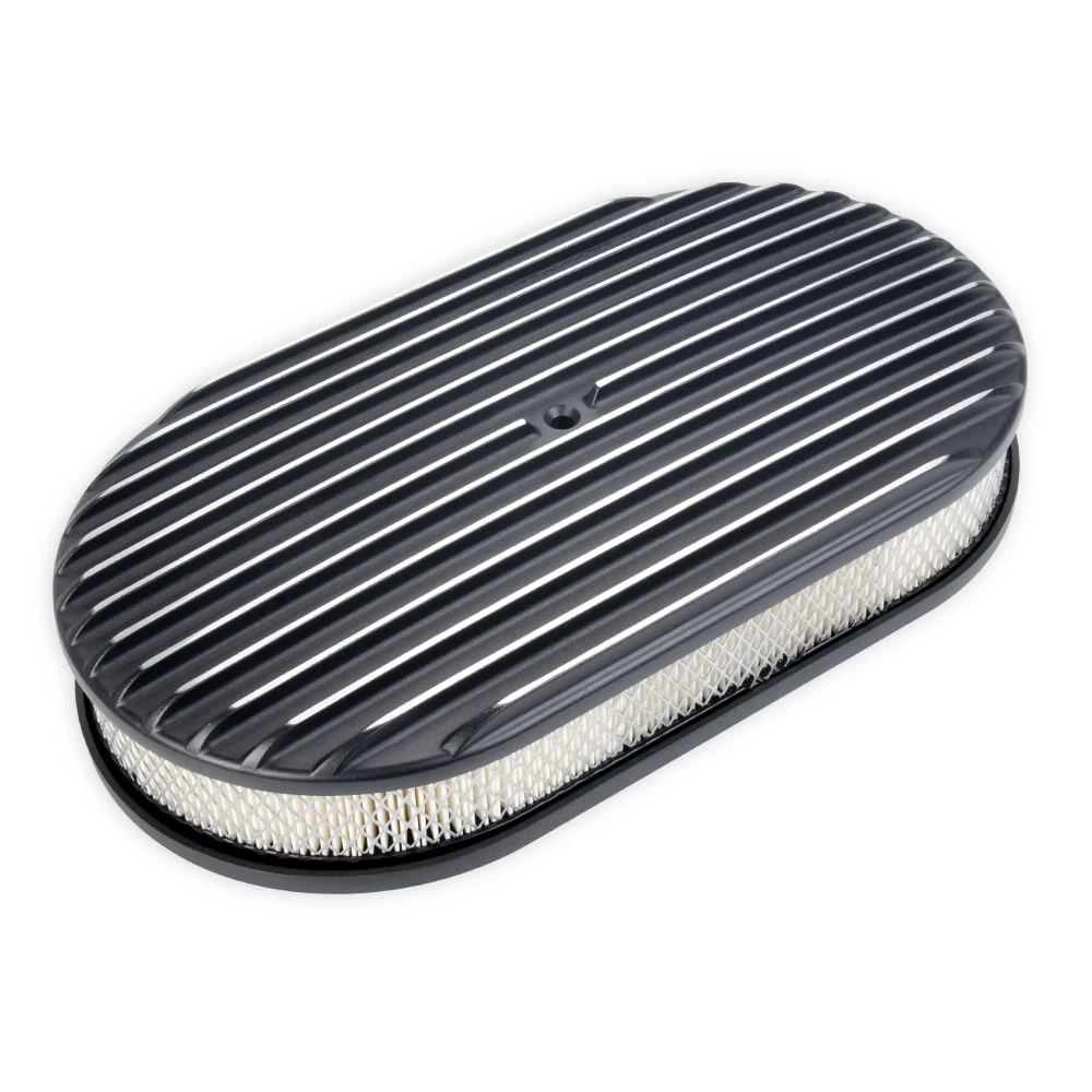 RASTP-15 x 2 Inch Oval Full Finned Aluminum Air Cleaner with Washable Filter For 5 1/8