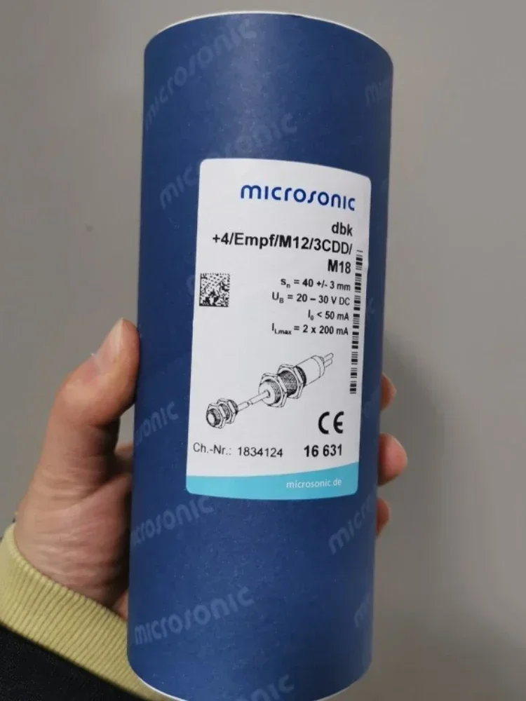 Exquisite Microsonic Ultrasonic Sensor DBK 4/M12/3cdd/M18 E S