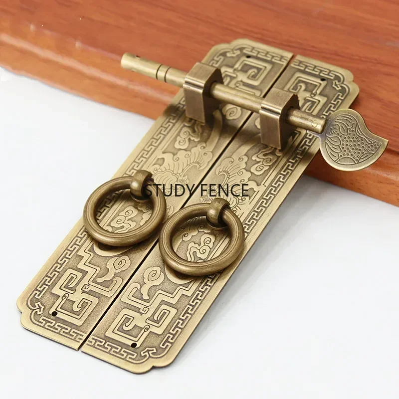 

Металлическая ручка для шкафа/тумбы в китайском антикварном стиле, мебельная фурнитура, аксессуары для дома, 10/13/15/16/18 см