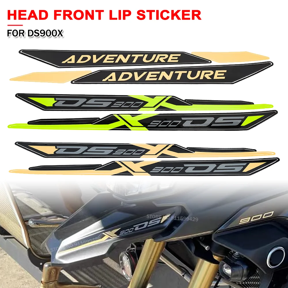 

Motorcycle Head Front Lip Stickers For VOGE DS900X 900 DSX DSX900 2024 Front Beak Protector Decals Kit For Valico DS 900X 900DSX
