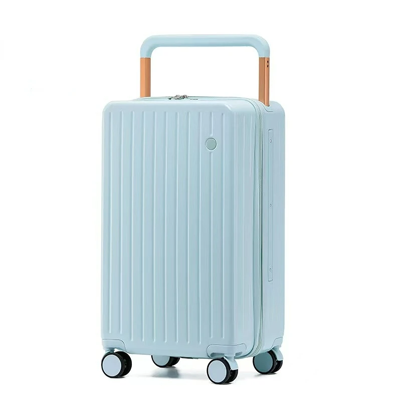 Reizen Koffer Op Wielen Vrouw Rolling Bagage Carry Op Cabine Trolley Bagage Met Usb Socket Koffer Voor Wielen 360 Valises