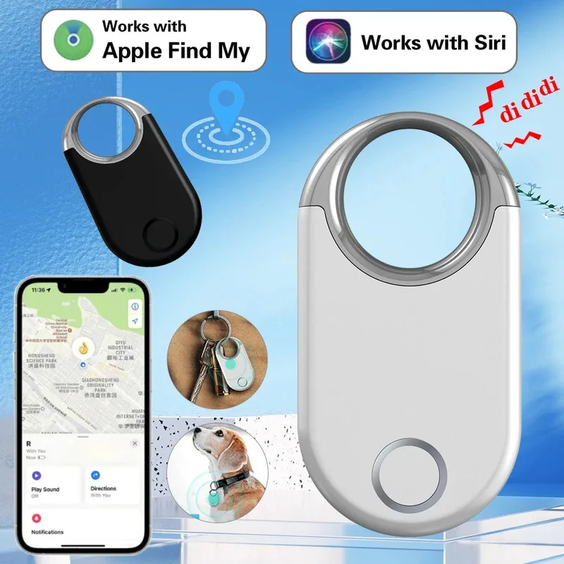 

Smart Tag2 Locator GPS Bluetooth Tracker for apple Airtag find my iOS Find My Anti Locator for Key Finder Luggage Suitcase Item