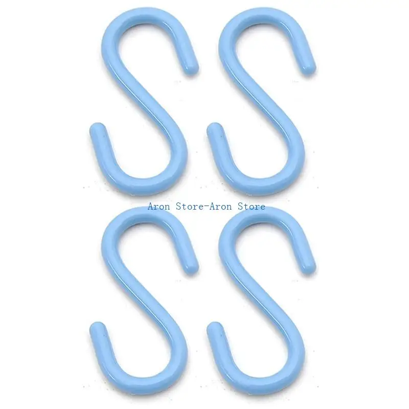 H3CF S Hooks Set of 8 Plastic Portable Multipurpose Hanger