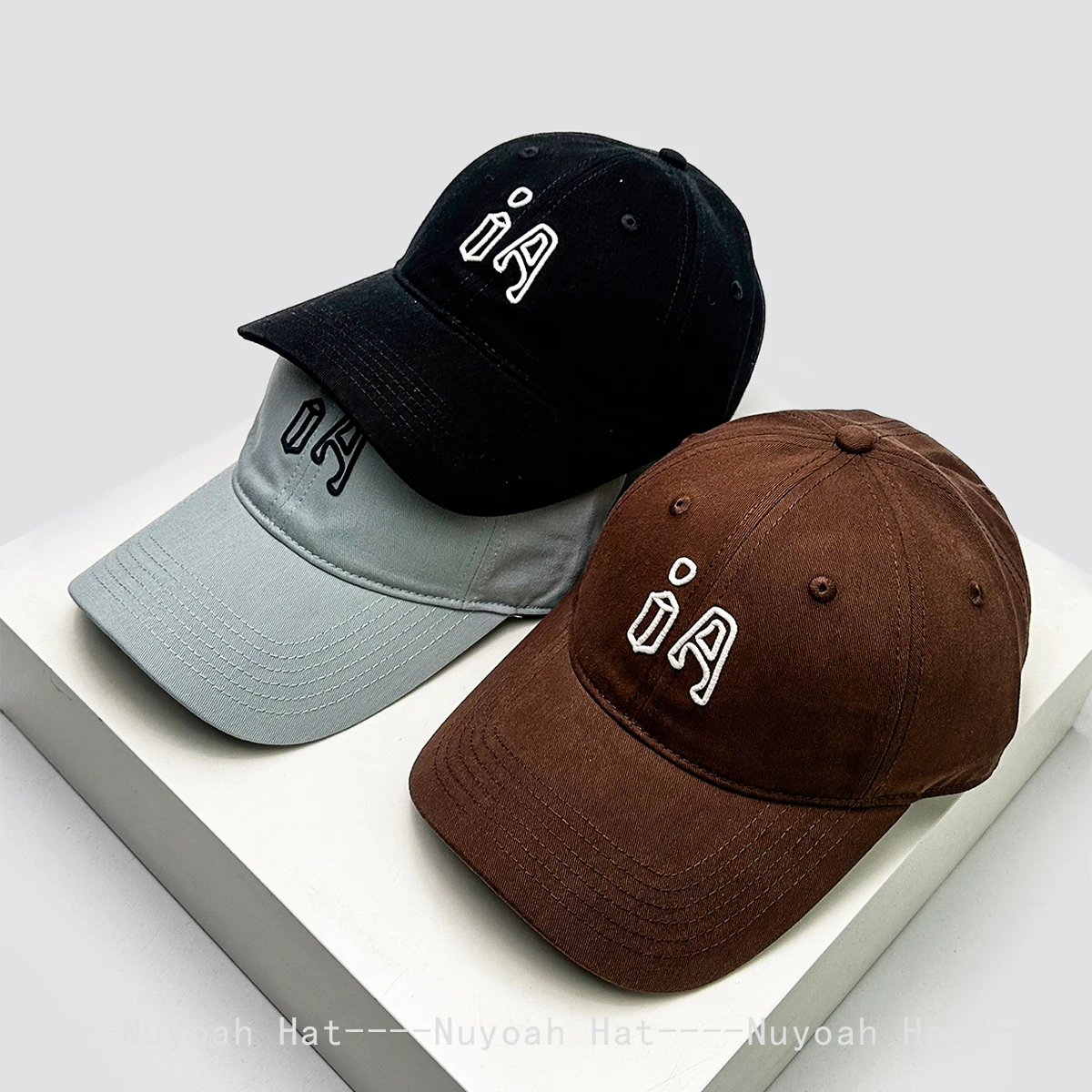 

New Men Women Simple Embroidered iA Letters Baseball Hats Sunshade Korean Versatile Outdoor Peaked Caps Travel Fashion Casual