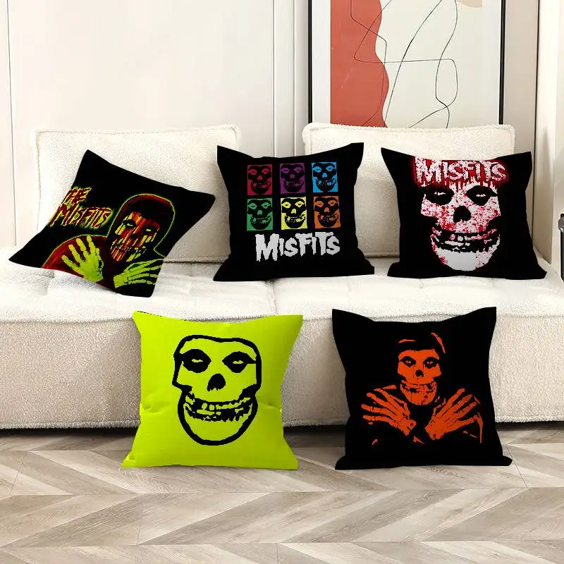 M-Misfits B-Band Personalized Pillow Dust Cover Bedroom Kids Party Decoration Pillowcase Birthday Children Gift