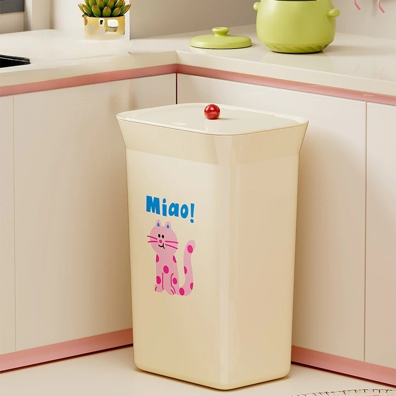

Large Capacity Stainless Steel Trash Can Kitchen Home Office Bathroom Touchless Motion Sensor Hands Free Sealed Lid Dustbin