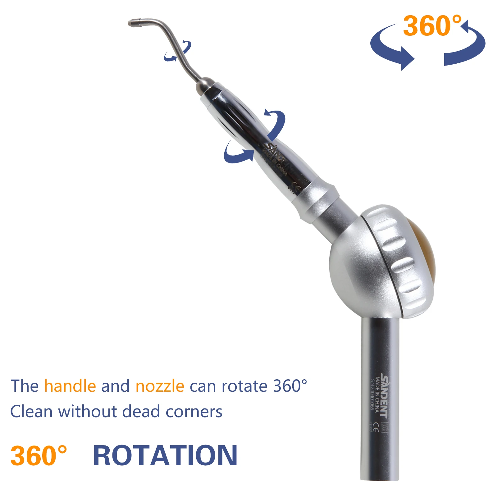 Hygiène dentaire Prophy Mate polisseuse à flux d'air pièce à main adaptée à Kavo 4/6 trous couplage multiflex