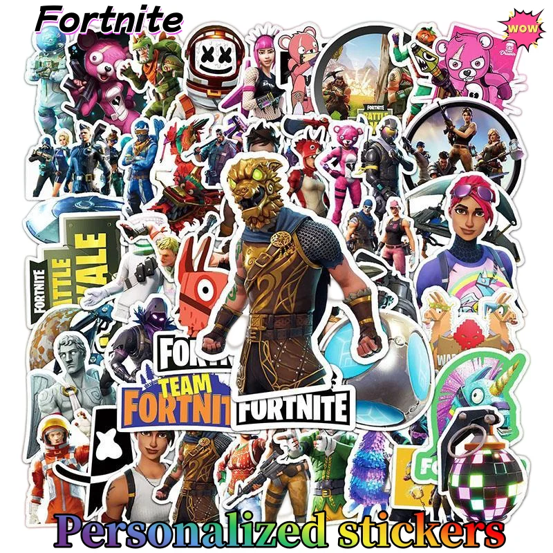 

Fortnite stickers cute fashionable cartoon personalized creative kawaii desktop stationery stickers gift for friends' birthdays