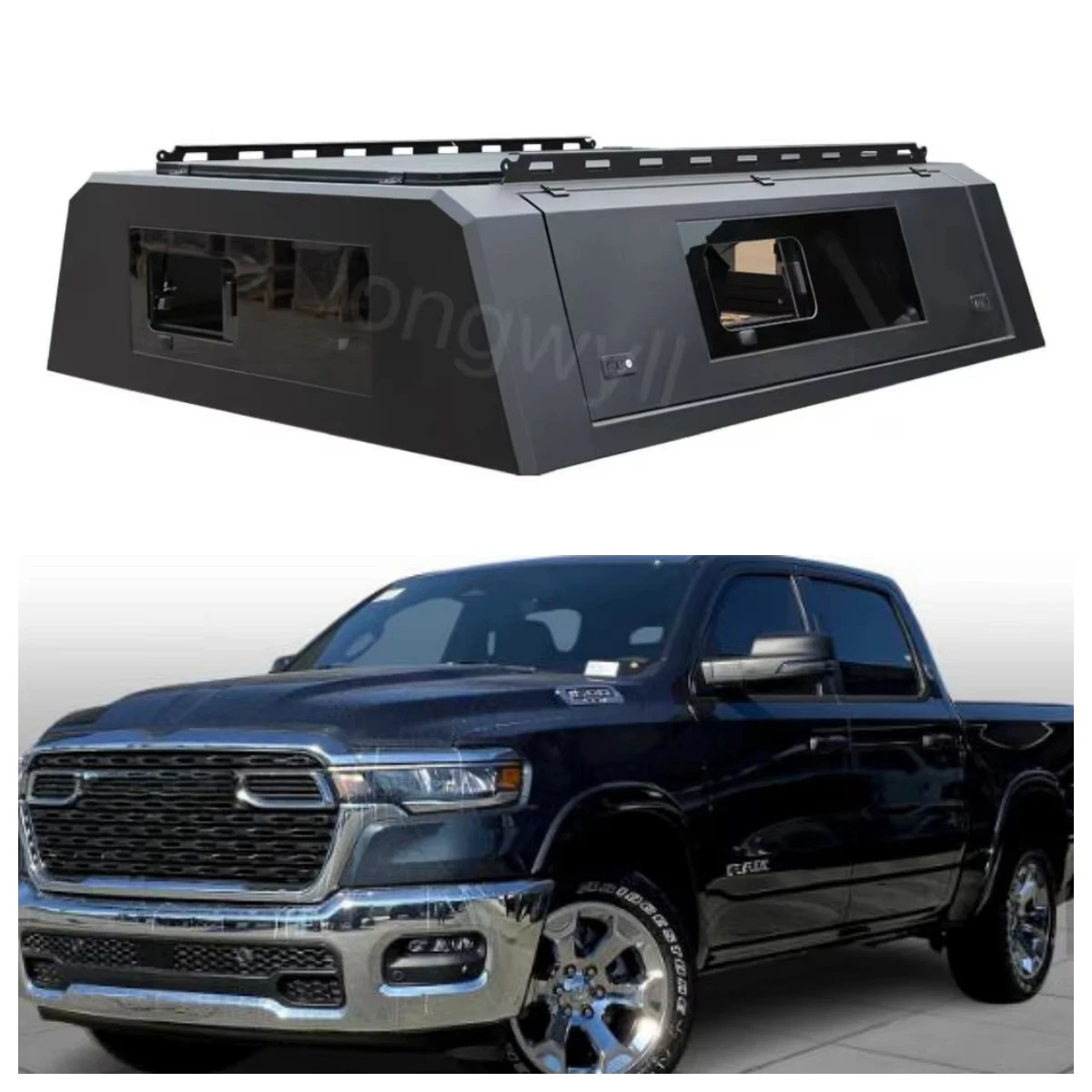 

Customized Sports Hard Aluminum Alloy Hard Top Canopy Smart Cap Key Lock for RAM 1500 Land Cruiser Pickup Double Cab Waterproof