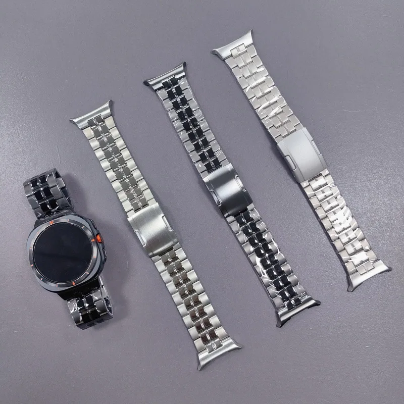 

Men Titanium Band For Samsung Galaxy Ultra Watch 7 47mm Luxury Alloy No Gaps Bracelet For Galaxy Ultra 47MM Business Metal Strap