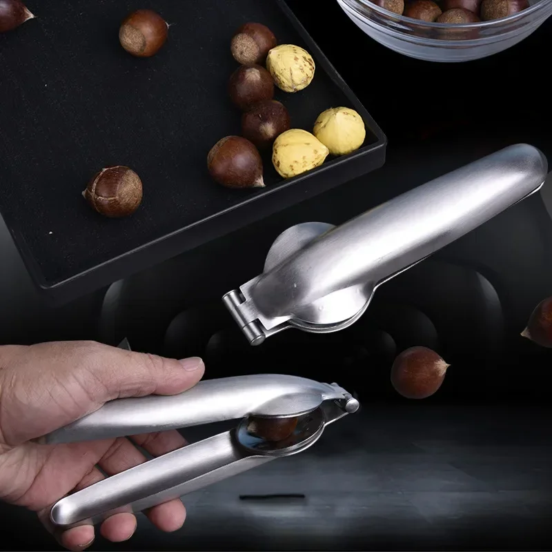 

Multi-functional Chestnut Opener Machine with Sheath Cutter and Clip, Nut Cracker, Sheller and Peeler for Kitchen