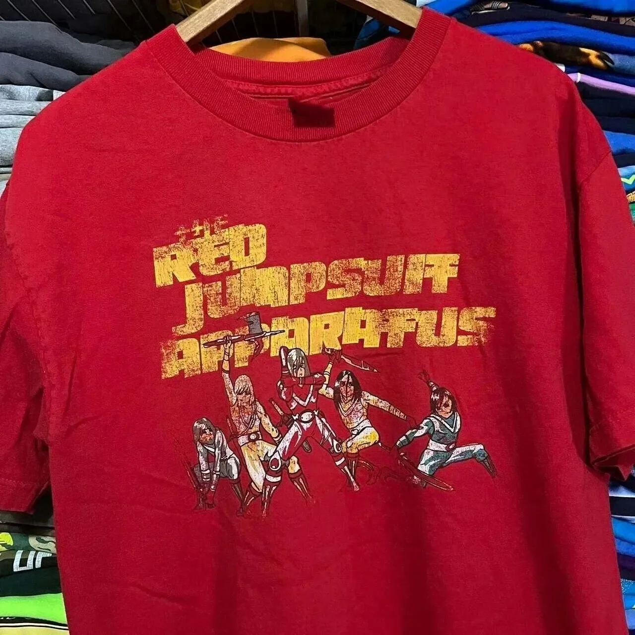 The Red Jumpsuit Apparatus Band Red Heavy Cotton Shirt AL1043