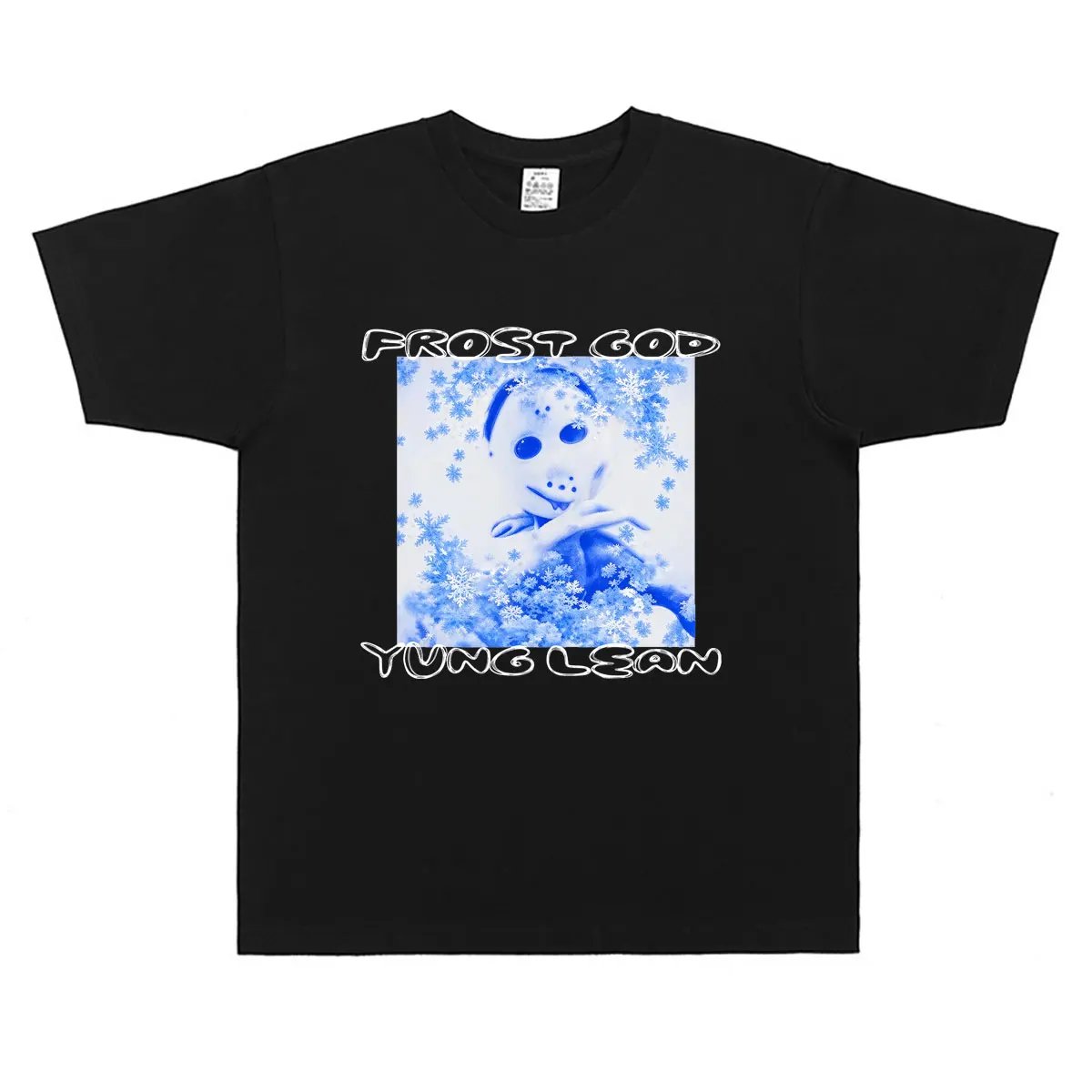 Rapper Yung Lean Frost God Graphic T Shirt Men Women Hip Hop Oversized T-shirt Male Fashion Casual Cotton Short Sleeve T-shirts
