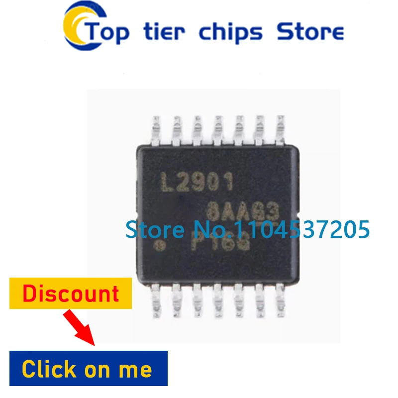 10PCS LM2901PWR LM2901 L2901 LM2902KPWR LM2902K L2902K TSSOP-14