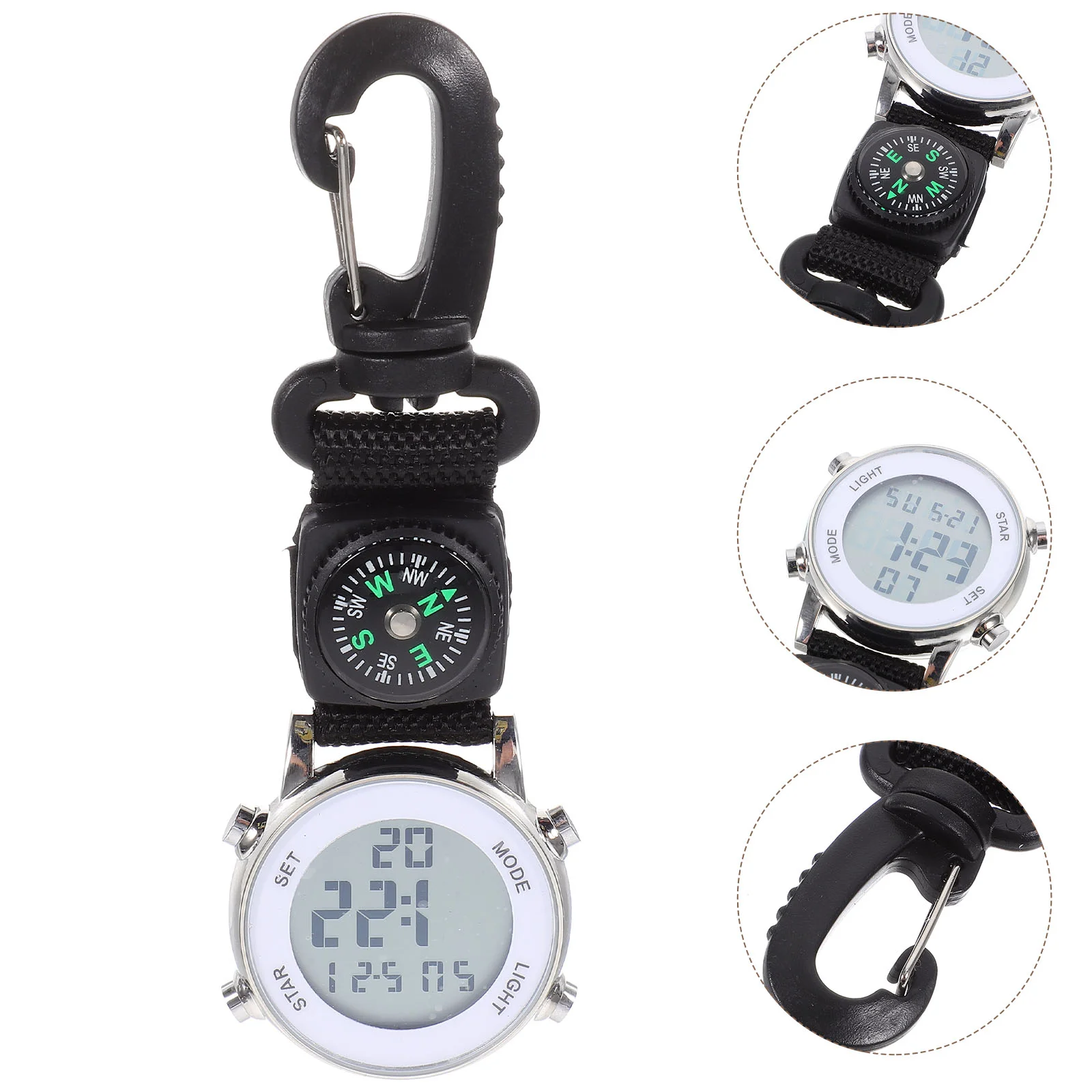 Multi-function Wall Watch Smartwatch Automatic Hanging Digital Pocket Electronic Backpacking Travel