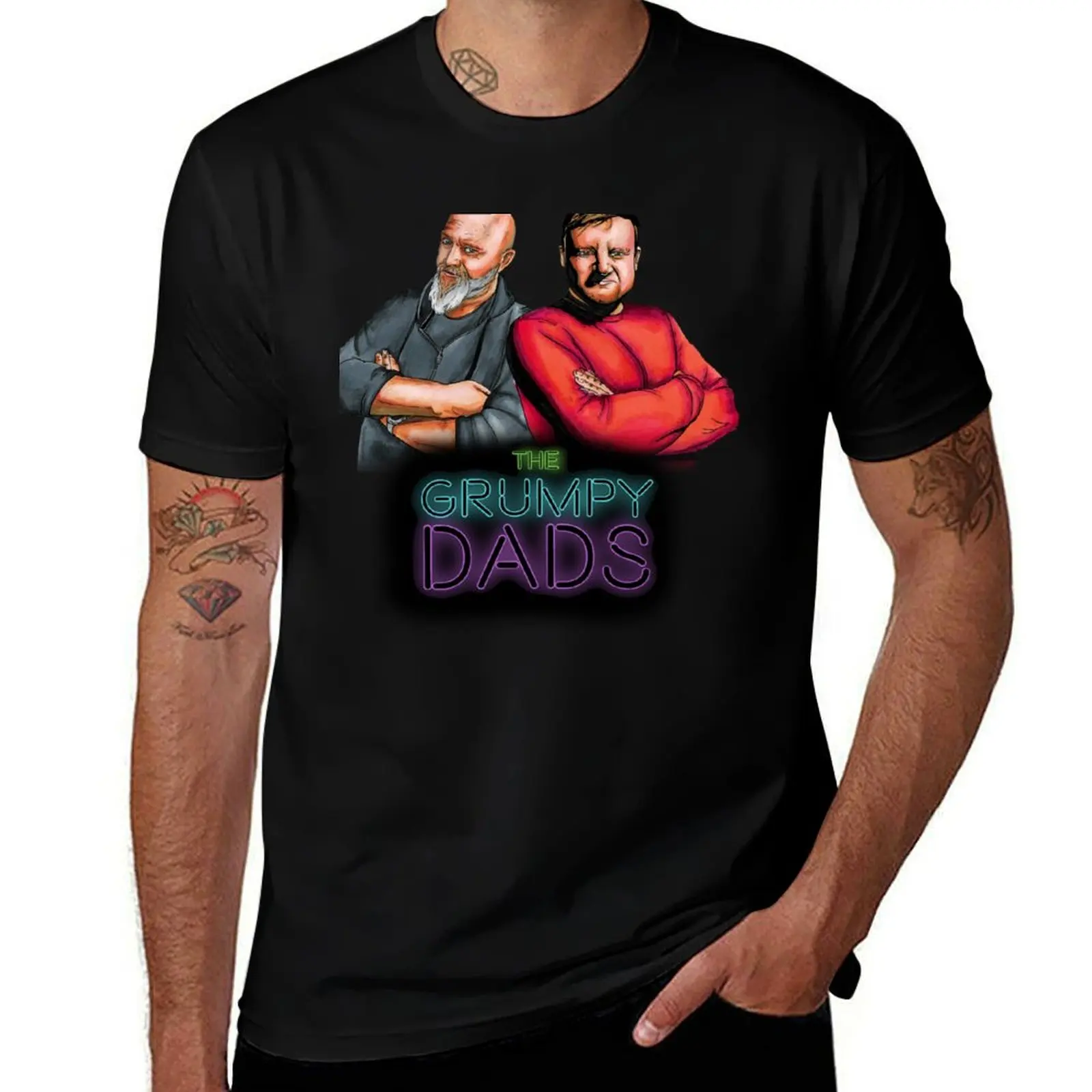 The Grumpy Dads Podcast T-Shirt man t shirts graphic T-Shirt