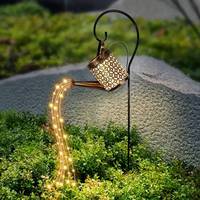 1pc Solar Watering Can Light Outdoor Waterproof Shower Light Decorative Solar Lights For Home Outside Walkway Garden Patio Decor