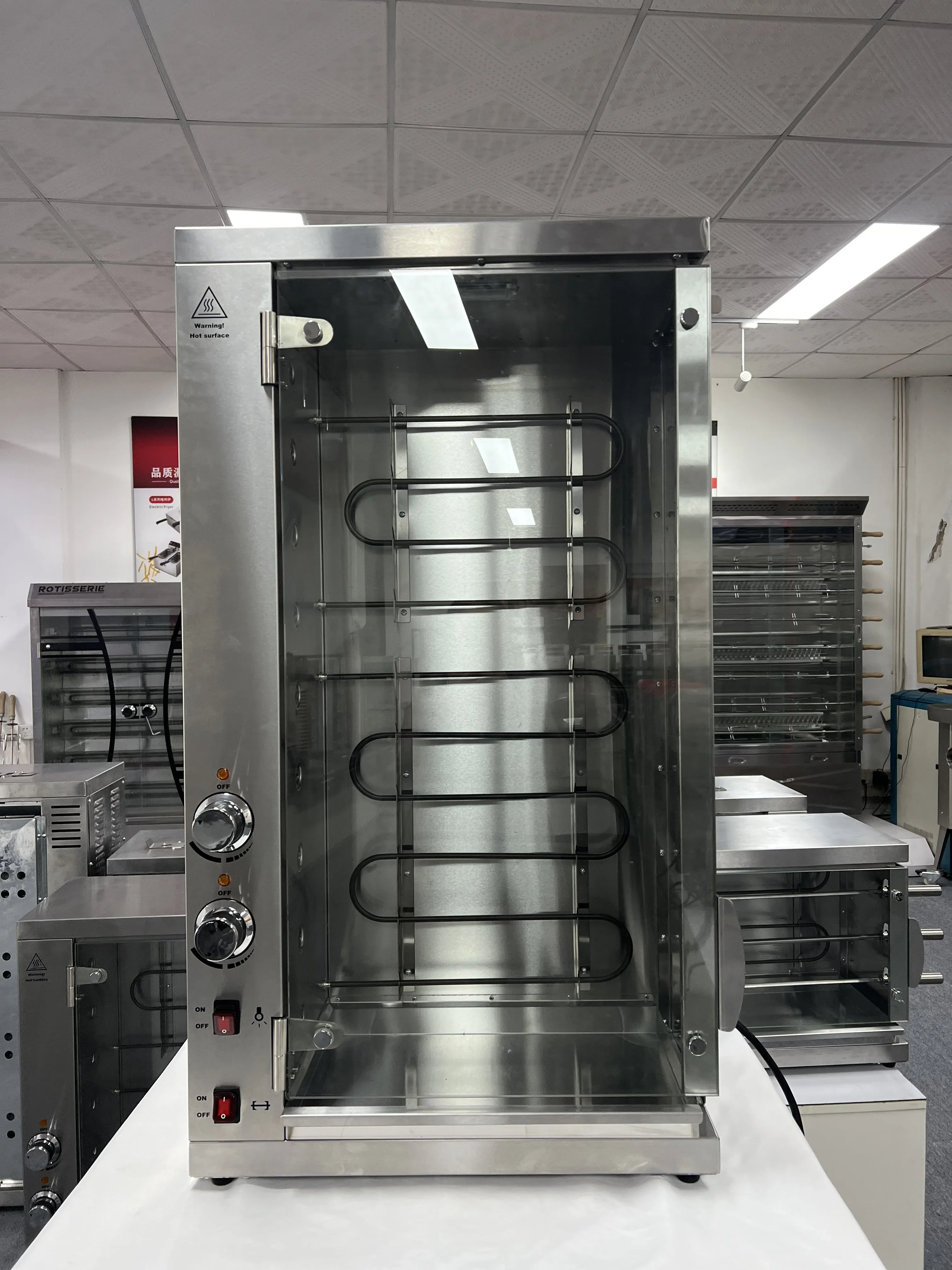 Professional BBQ Electric Grill Popular Selling Kebab Barbecue Grill Rotisserie Oven Meat Chicken Restaurant BBQ Food Business