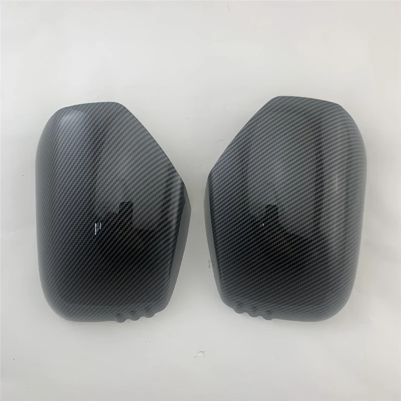 

N29R_RB Car Carbon Fiber Rearview Side Glass Mirror Cover for Mitsubishi