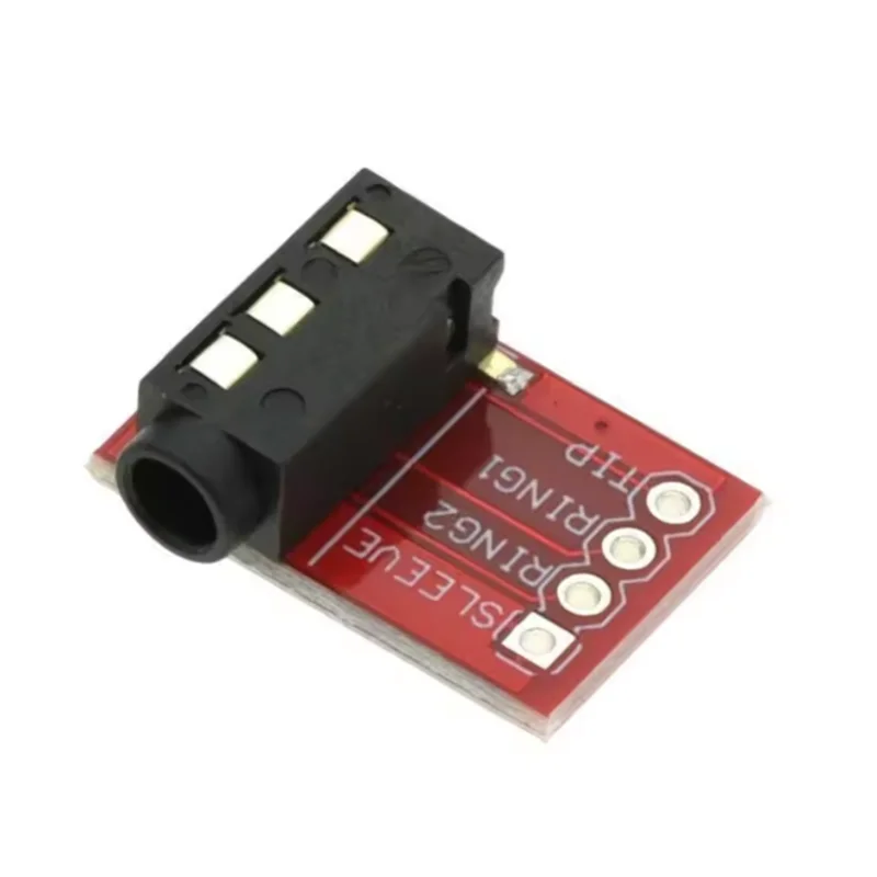 1-20pcs TRRS 3.5mm Audio Seat MP3 Stereo Headphone Video Microphone Interface Module Breakout Board Expansion Connector Jak
