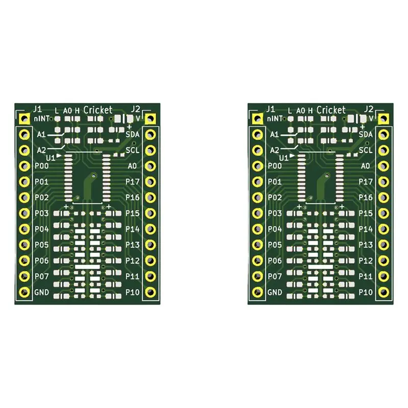 Модуль расширения QWE-2X TCA9555 IIC/I2C GPIO, плата расширения с 16 цифровыми входами и выходами