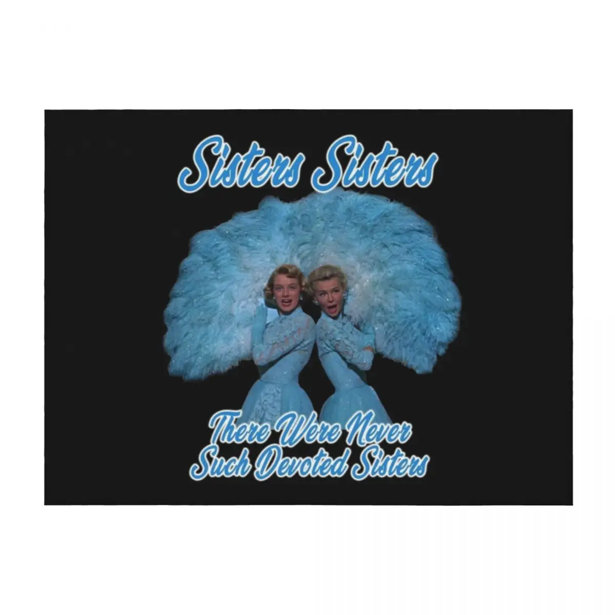 

the blue haynes sisters Throw Blanket Custom Nap anime Bed linens Blankets