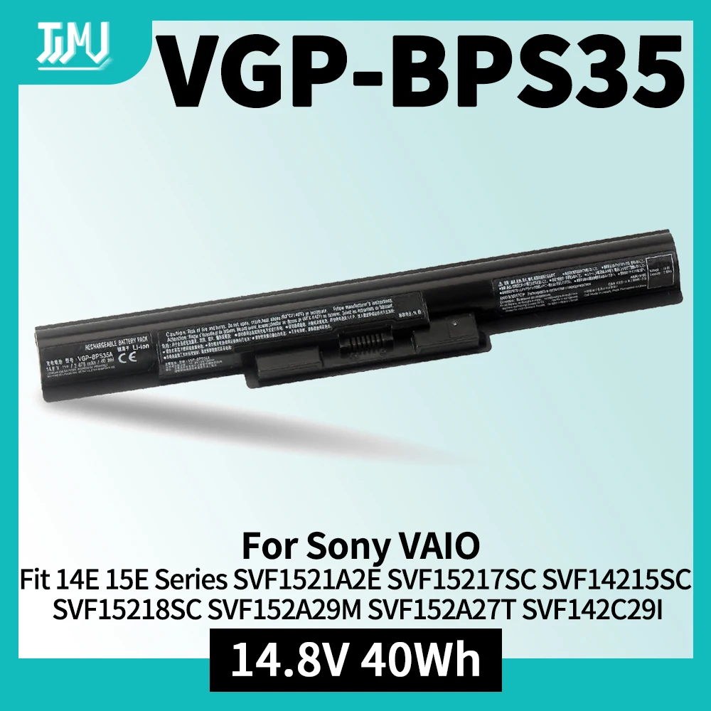 

VGP-BPS35A Battery for Sony VAIO 14E 15E Series SVF1521A2E SVF15217SC SVF14215SC SVF15218SC SVF152A29M SVF152A27T BPS35A BPS35
