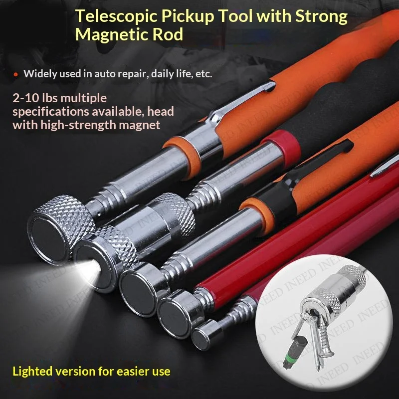 

Telescopic Magnetic Pick-Up Tools Adjustable Portable Grip Extendable Long Reach Pen Handy Tool for Picking Up Nuts Bolt
